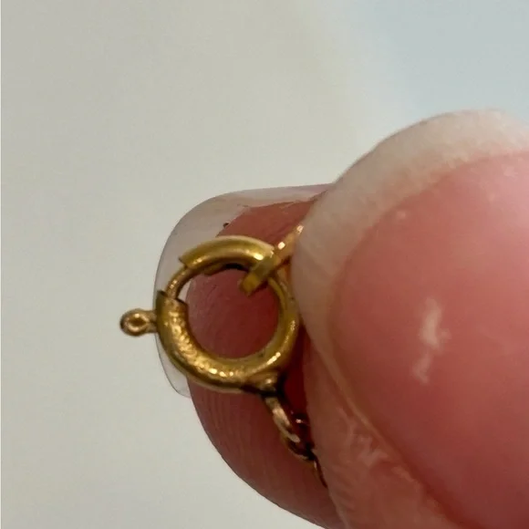 LDS Mormon Enamel Young Woman Torch Pendant Charm Necklace 14k GF Chain - Picture 9 of 10